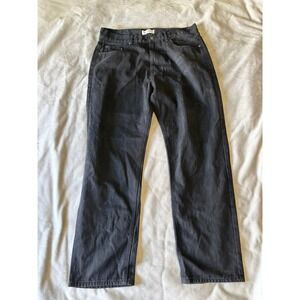 Beyond The Limit Mens Black Straight Leg Jeans Size 38x32